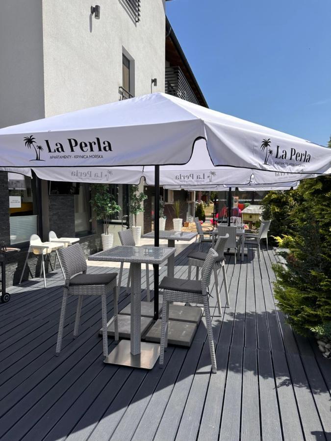 Ferienwohnung La Perla Krynica Morska Exterior foto