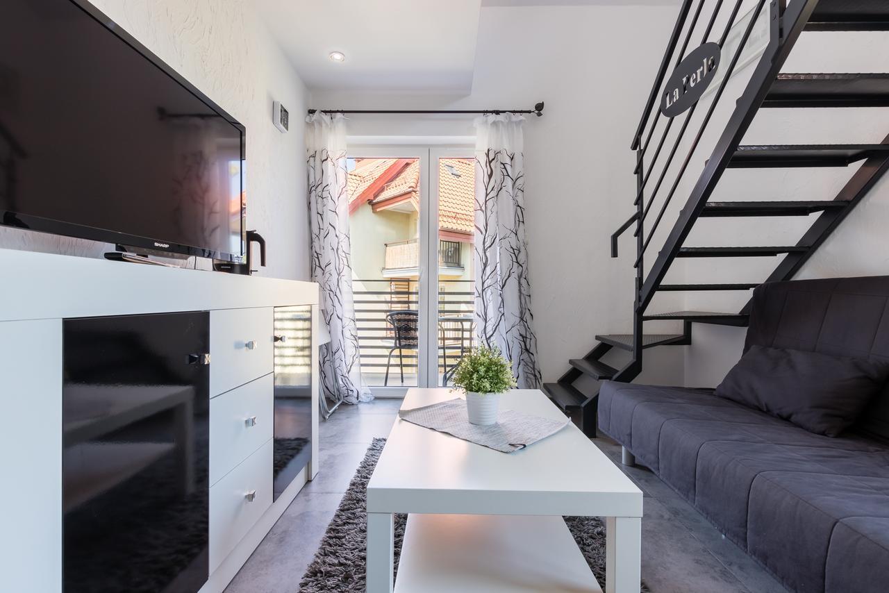 Ferienwohnung La Perla Krynica Morska Exterior foto