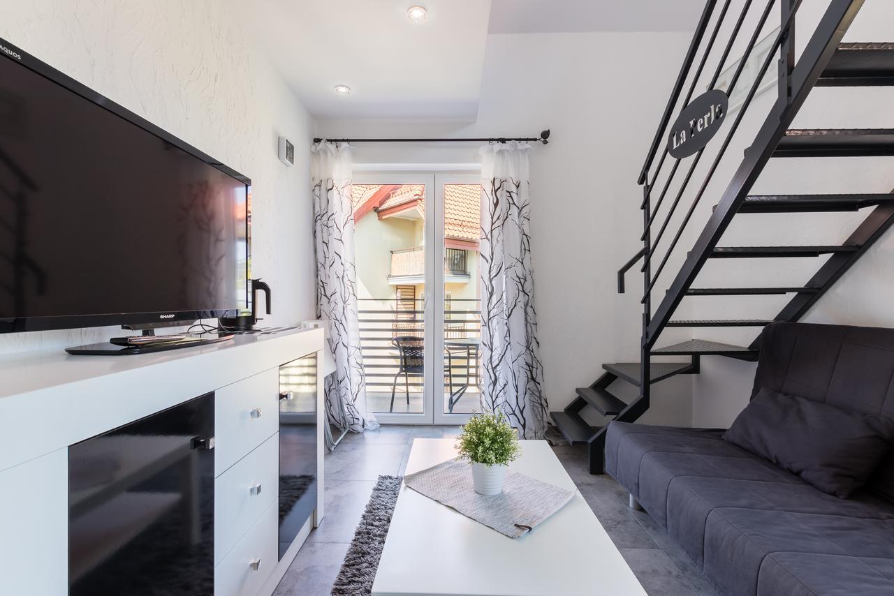 Ferienwohnung La Perla Krynica Morska Exterior foto